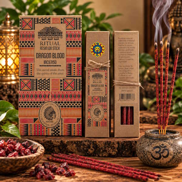 Incienso Dragon Blood Banjara Ritual resina
